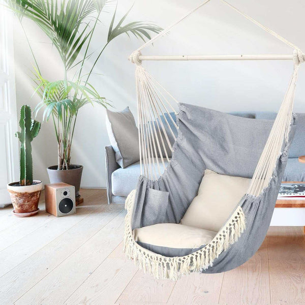 Cozy Boho Hammock Swing Chair