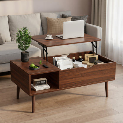 Lift Top Coffee Table with Storage | Desk Coffee Table