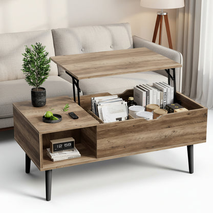 Lift Top Coffee Table with Storage | Desk Coffee Table