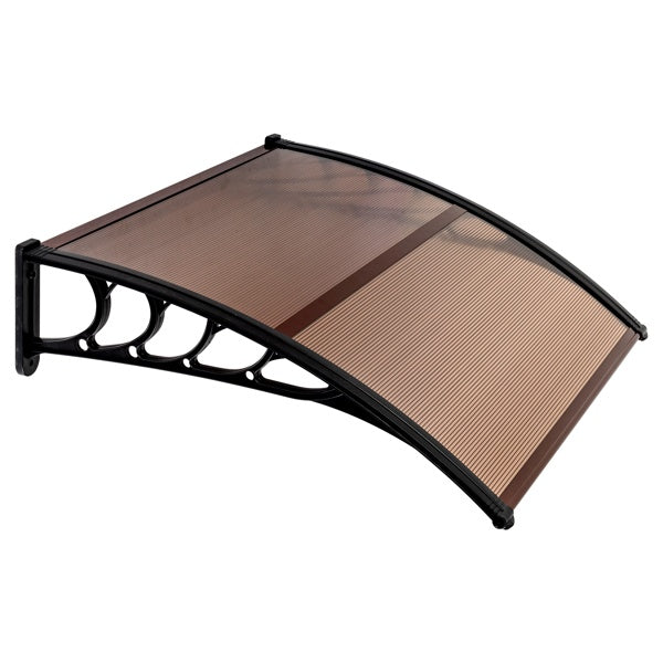 Door Window Rain Cover Eaves Canopy ABS bracket structure close-up
