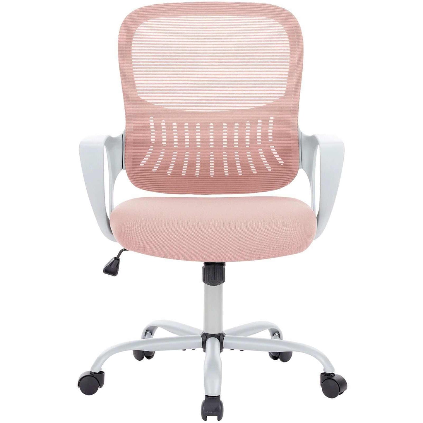 Ergonomic drafting chair with adjustable footrest and lumbar support in black and gray colors