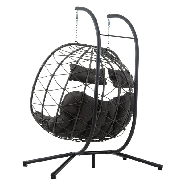 Cozy Two-Person Egg Chair Oasis