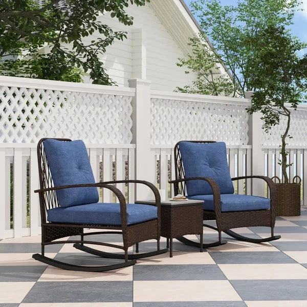 Comfort Rattan Patio Lounge Set